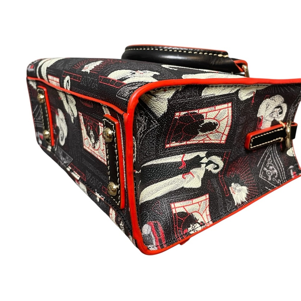 Dooney & Bourke Disney 101 Dalmatians Cruella de Vil 2-Way Crossbody Handbag - Picture 10 of 16